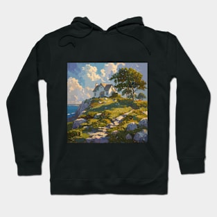 Coastal Retreats Art Hoodie